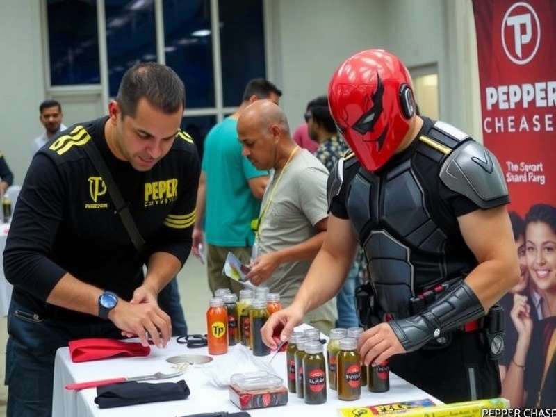 Pepper Chase Extreme Pepper Mela in Chennai with players, cosplayers, and spice stalls